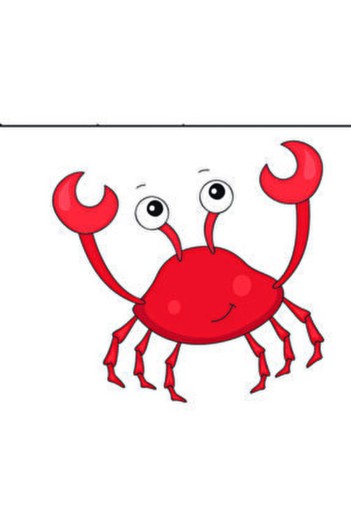 para ile bay yengeç boyama sayfaları