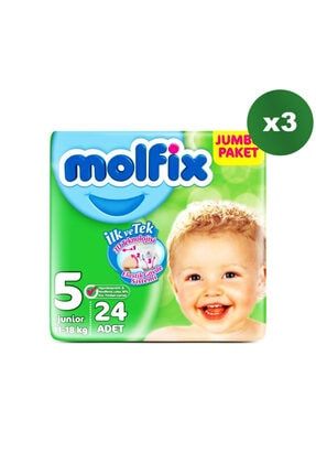 molfix bebek bezi 5 numara 24 lu x 3 adet 72 adet fiyati yorumlari trendyol