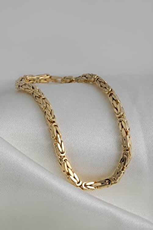 Lezzetli Hata tamamlanmamış  Cenova Jewelry 14 Ayar Altın Kral Zincir Erkek Bileklik Fiyatı, Yorumları -  TRENDYOL