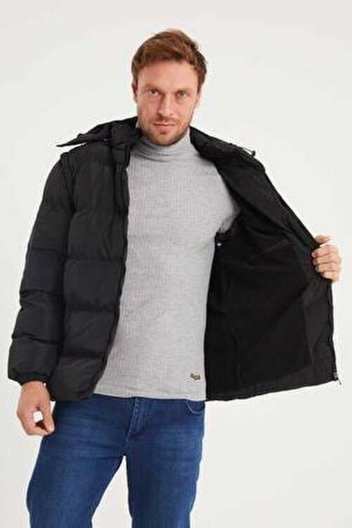 giymoda erkek siyah kollari cikabilen sisme mont fiyati yorumlari trendyol