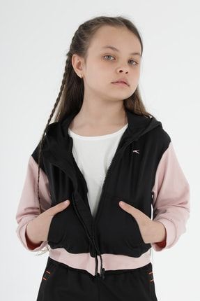 Penı Kız Çocuk Sweatshirt Siyah