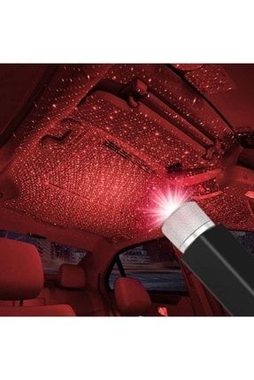 Kırmızı Ayak Altı Tavan Led Araç Içi Aydınlatma Oto Araba Iç Disko Ayarlanır Usb Lamba Işık