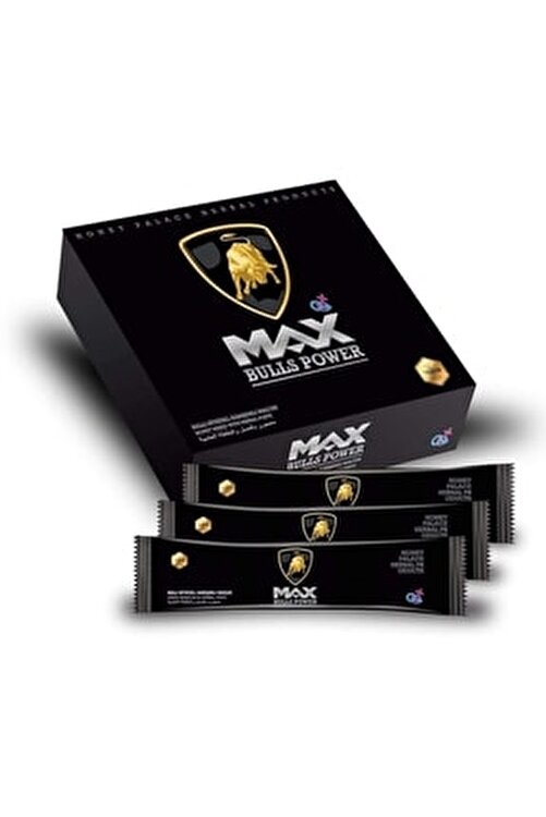 Max Bulls Power 12'li Macun - Ballı Pekmezli Ginseng Güç Kuvvet Macunu