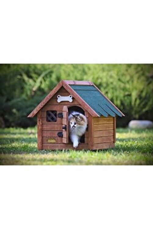 Mandu Isi Yalitimli Ahsap Kedi Kopek Kulubesi Small Fiyati Yorumlari Trendyol