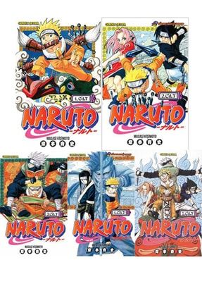 Naruto Manga Başlangıç Seti ( Cilt 1 - 2 - 3 - 4 - 5 Türkçe)