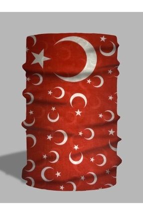 Türk Bayrağı Desenli Boyunluk - Baf