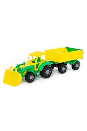 USTA, Yarı römorklu ve kepçeli traktör No:1 35264 Oyuncak Kepçeli Traktör