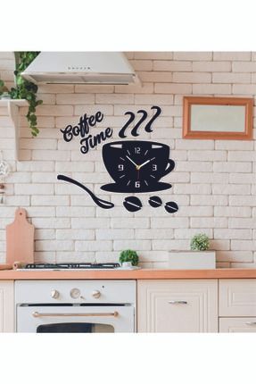 Dekoratif Kahve Zamanı Mutfak Duvar Saati Ve Aksesuarları