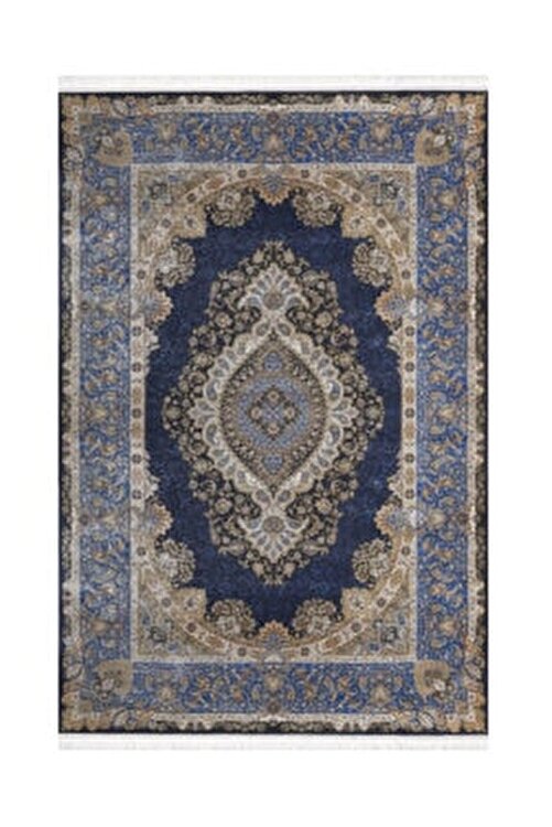 bengi ticaret artemis hali silk 5159c kemik lacivert 160 230 fiyati yorumlari trendyol