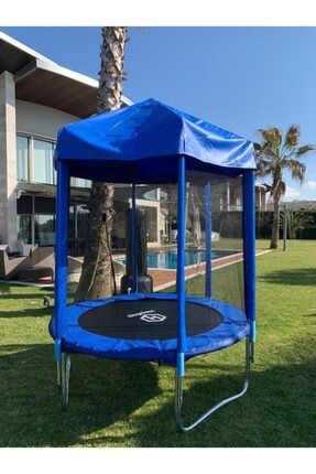 pekial 183 cm outdoor sapkali fileli ve catili bahce tipi trambolin fiyati yorumlari trendyol