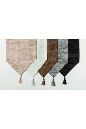 TOSHE 35cm X 90cm Beyaz Runner Dekoratif Runner Desenli Runner Fiyat Yorumlar Trendyol