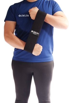 Orta Sert Squat Bant Pilates Fitness Kalça Egzersizi Direnç Bandı Lastiği (Uç Kısmı Kapalı)