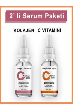 C Vitamini Collagen 2' Li Serum Paketi