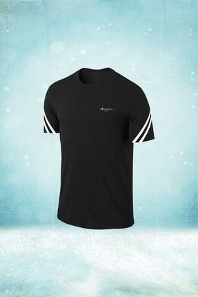 POSEIDONSTORM B y k Beden Erkek Siyah Dri fit Kuma Bisiklet Yaka