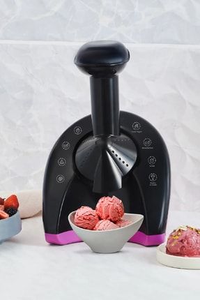 Frozen Healthy Ice Cream Machine Sağlıklı Dondurma Ve Sorbe Makinesi Blush Pink