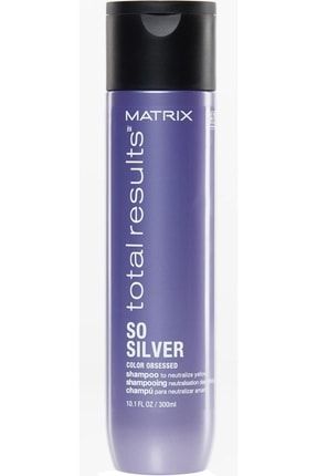 Total Results So Silver Gri, Platin ve Beyaz Saçlar için Renk Koruyucu Mor Şampuan 300 ml