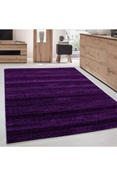 ayyildiz modern desenli hali duz ve tek renkli mor ve lila taramali fiyati yorumlari trendyol