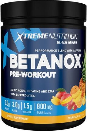 Betanox Pre Workout + Zma (nox-antrenman Öncesi) 300 Gr - 20 Servis (tropikal Aromalı)