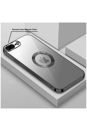 Iphone 8 Plus Uyumlu Kılıf Glint Silikon Kılıf Siyah 3572-m181