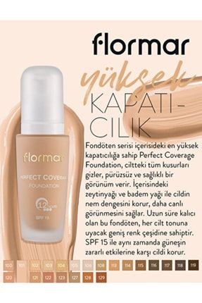 Flormar Perfect Coverage Fondöten No:101 Pastelle 30 ML Fiyatları ve  Özellikleri