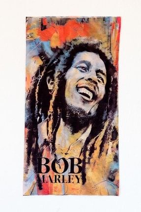 Bob Marley Desenli Bandana Boyunluk