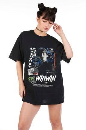 Everywear Nct Winwin Dong Si Cheng Unisex Oversize T shirt Fiyat Yorumlar Trendyol