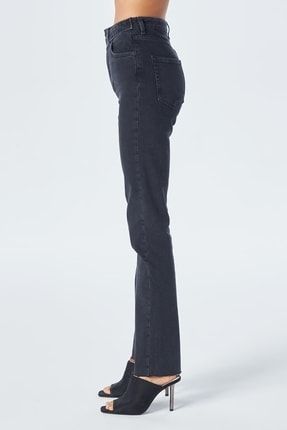 CROSS JEANS Orta Mavi Slim Straight Pacas Y rtmacl Capraz Kemerli Jean Pantolon C 4556 007