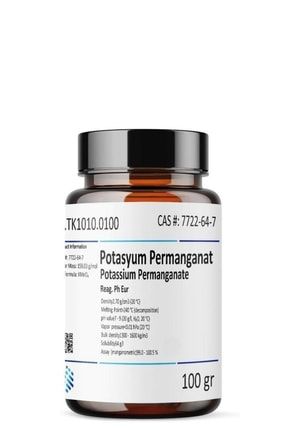 Potasyum Permanganat 100 gr Ekstra Saf ATK10100100