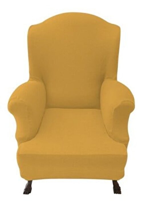 kilifsan fransiz kumas sultan model tekli koltuk kilifi hardal fiyati yorumlari trendyol