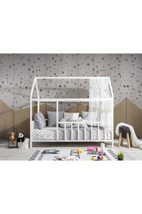 binoxy beyaz montessori yatak cocuk yatak 90x190 dogal isvec cam agacindan imal edilme fiyati yorumlari trendyol