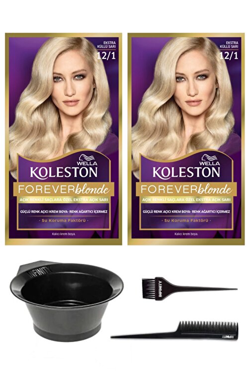 Wella Kullu Sari Ve Sac Boyama Seti 2 Li Koleston 12 1 Kit Boya Fiyati Yorumlari Trendyol