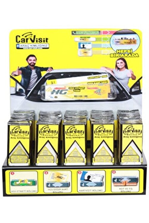 Car Visit 1 Alana 1 Bedava Hgs Karti Etiketi Kartvisit Not Ve Otopark Fisleri Hepsi 1 Arada Fiyati Yorumlari Trendyol