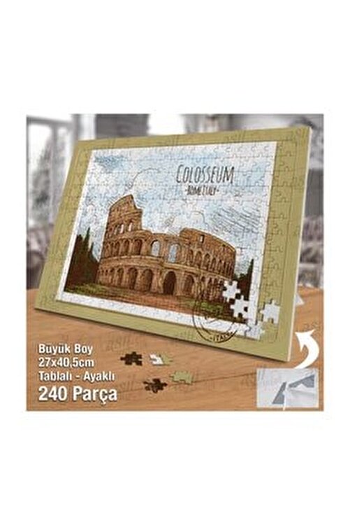 asilmeydan asil hobi roma italya kolezyum anit cizim yapboz ayak destekli cerceveli 240 parca puzzle fiyati yorumlari trendyol