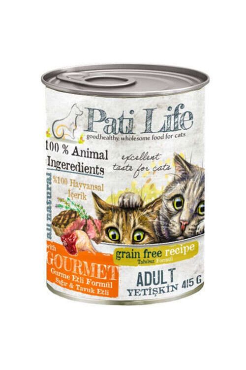 Pati Life 24 Lu Patilife 415 Gr Gurme Mama 24 Adet Yas Konserve Kedi Mamasi Fiyati Yorumlari Trendyol