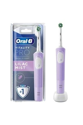 Şarjlı/elektrikli Diş Fırçası Vitality Pro Lila Koruma Ve Temizlik