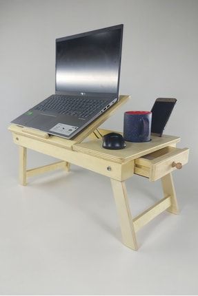 Katlanır Laptop Notebook Sehpası Ve Standı Çalışma Masası Kahvaltı Masası