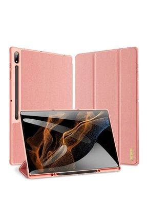 Samsung Galaxy Tab S7 Fe Sm-t733 12.4" Premium Standlı Mıknatıslı Lüx Tablet Kılıfı
