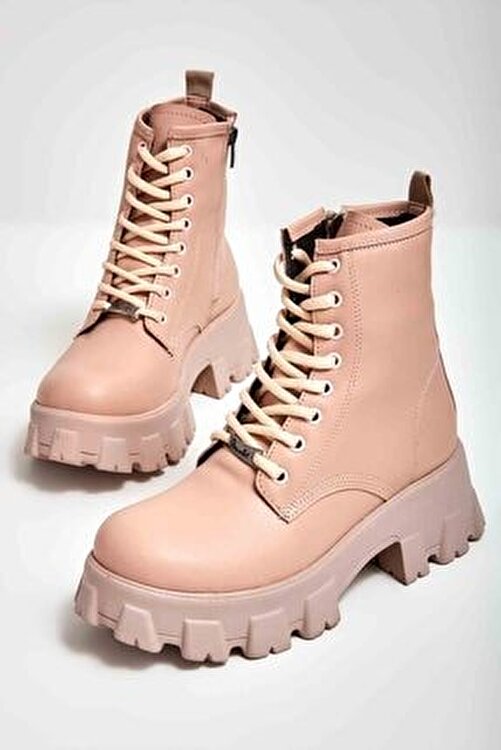 Bambi Bej Kadin Bot Bootie M0510999909 Fiyati Yorumlari Trendyol