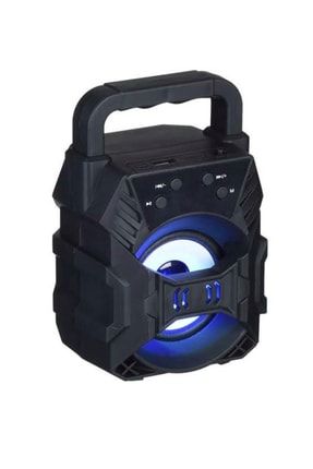 Bluetooth Hoparlör Taşınabilir Ses Bombası Led Işıklı Extra Bass Ses Radyolu Speaker Sd Kart-usb