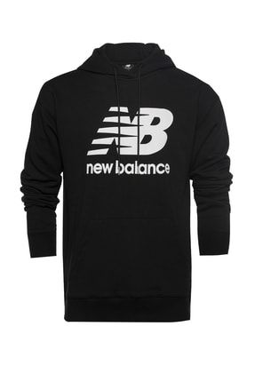 New Balance Nb Lifestyle Unisex Hoodie Unisex Siyah Sweatshirt Unh3219 bk