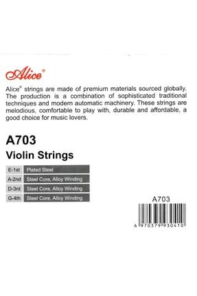 KKmaison Alice A703 Universal Full Set (EADG) Cordes Violon Violon Corde En  Acier Alliage Enroulement - Cdiscount Instruments de musique