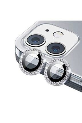 Iphone 11 Uyumlu Taşlı Kamera Lens Koruyucu