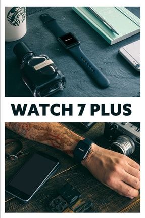 SmartWatch Watch 7 Plus Apple Siyah Android Uyumlu Smart Watch Hey Siri Destekli Ak ll Saat Cift Tu Aktif Fiyat Yorumlar Trendyol