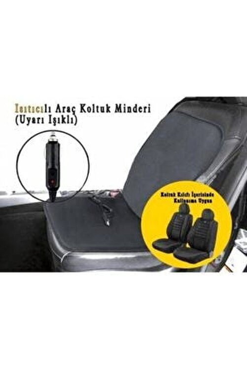 efem arac ici koltuk isiticisi isitmali koltuk minderi cakmaklik girisli fiyati yorumlari trendyol