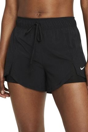 Flex Essential 2-in-1 Training Shorts Taytlı Kadın Şortu Siyah