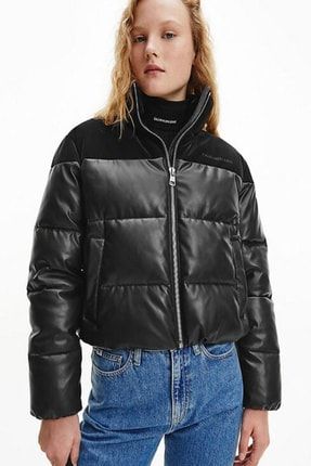 calvin klein faux suede coat