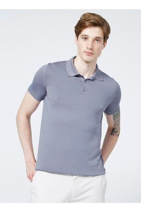 Polo Studio X Fabrika Polo Yaka Basic Gri Mavi Triko Fiyat Yorumlar Trendyol