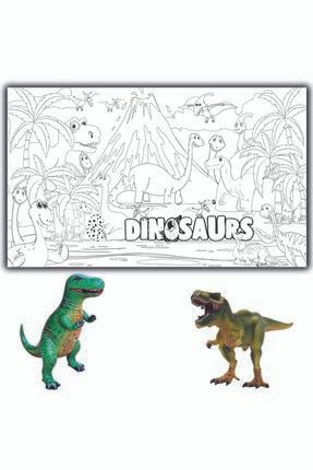 Dinazor Dino T-rex Boyama Posteri 90x150