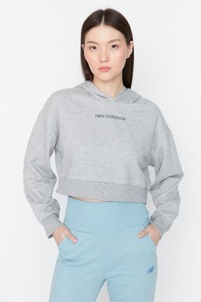 Kadın Gri Spor Sweatshirt WTH053-AG
