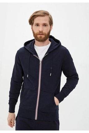 Tommy hilfiger core cotton zip hoodie store